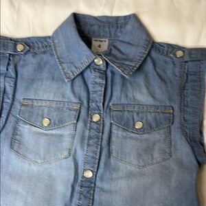 Carter’s Denim Sleeveless Kids Shirt